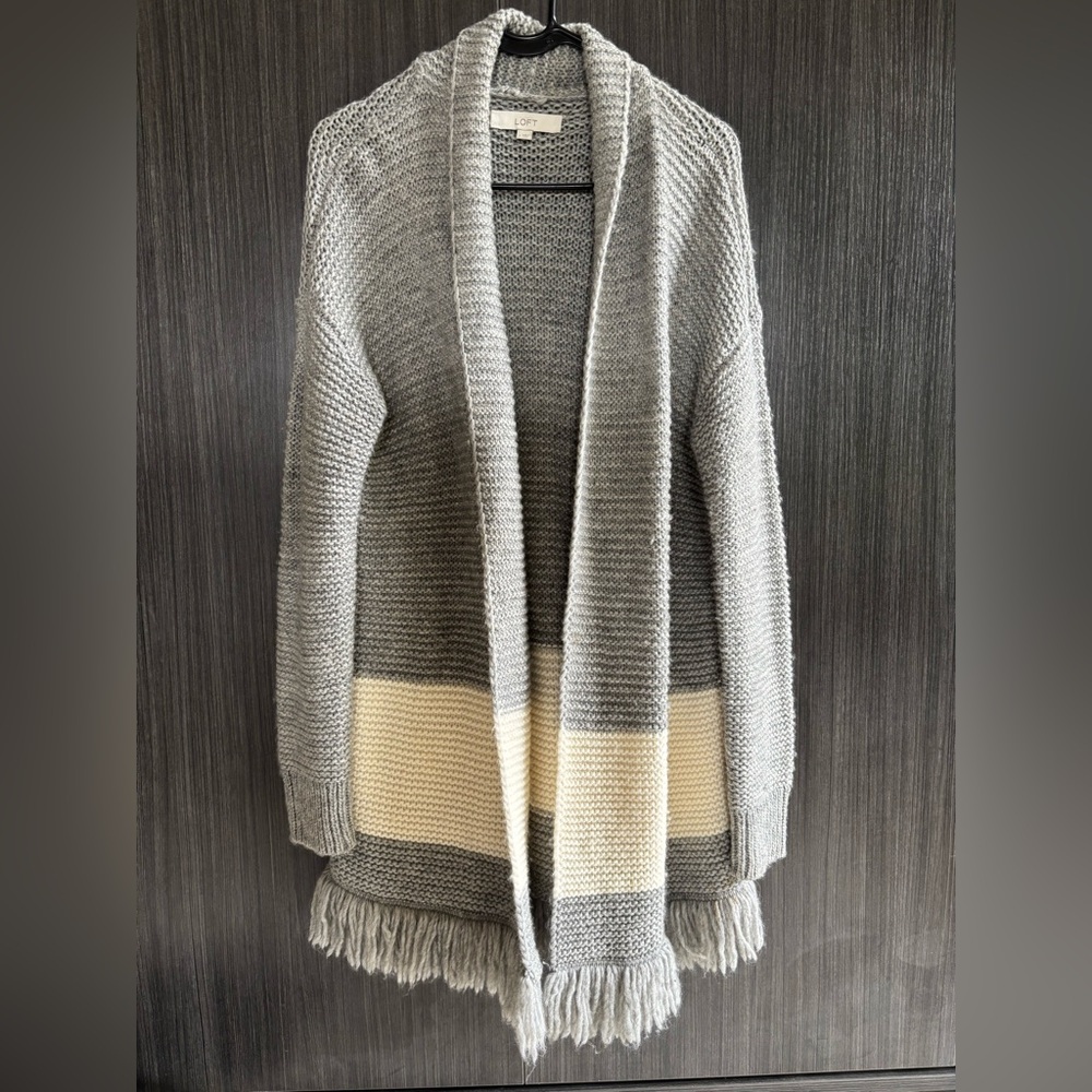 LOFT wool cardigan